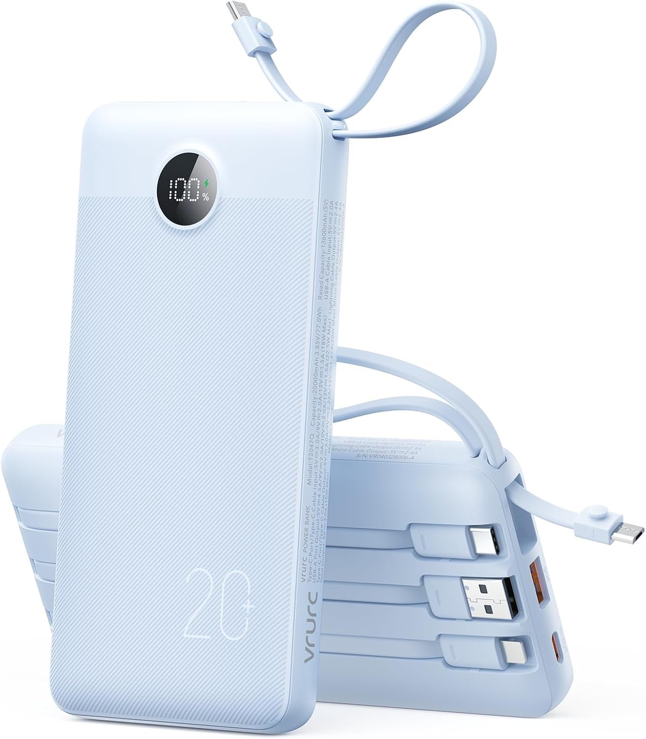 VRURC 20000mAh Portable Charger