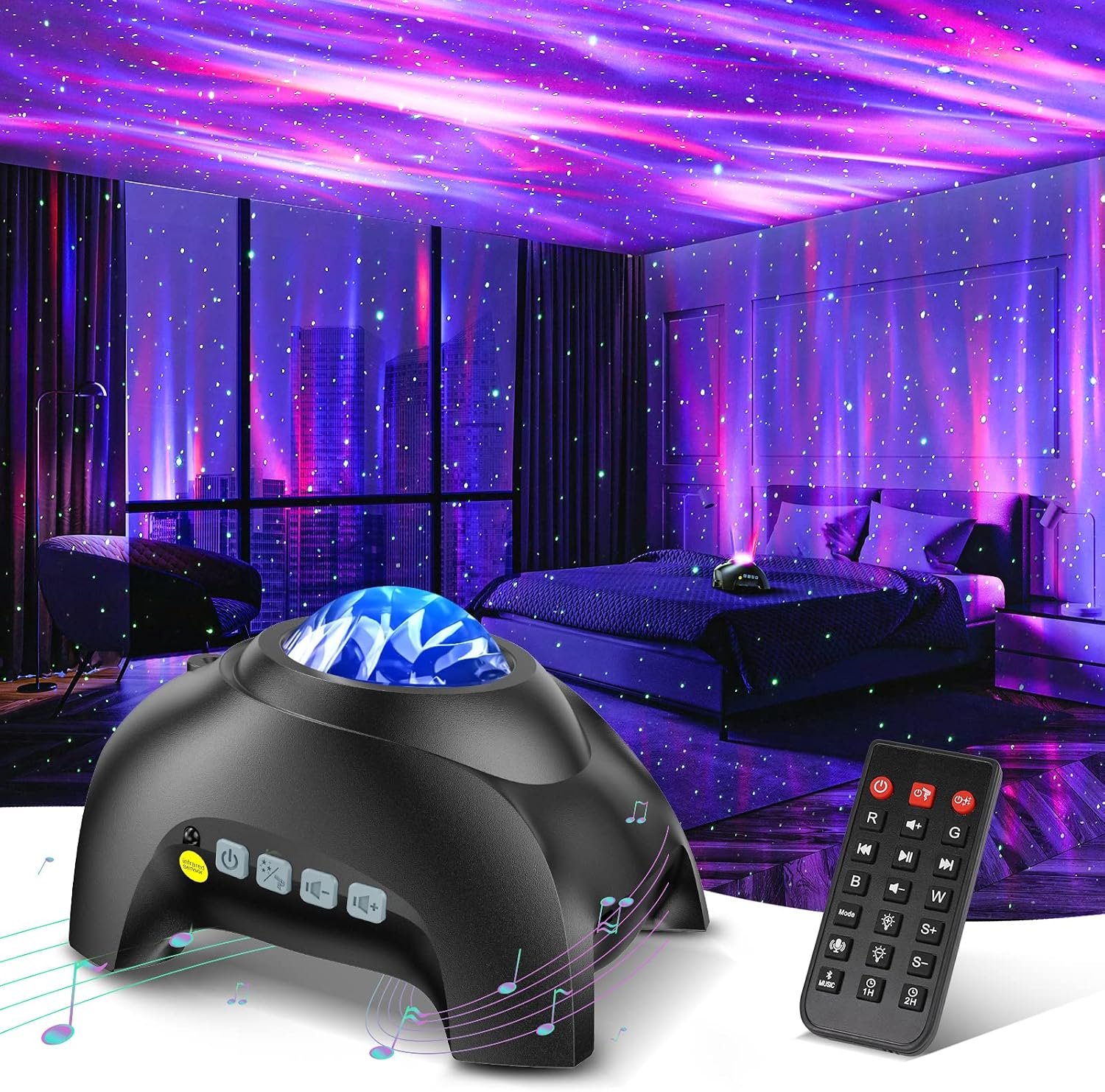 Northern Galaxy Aurora Projector